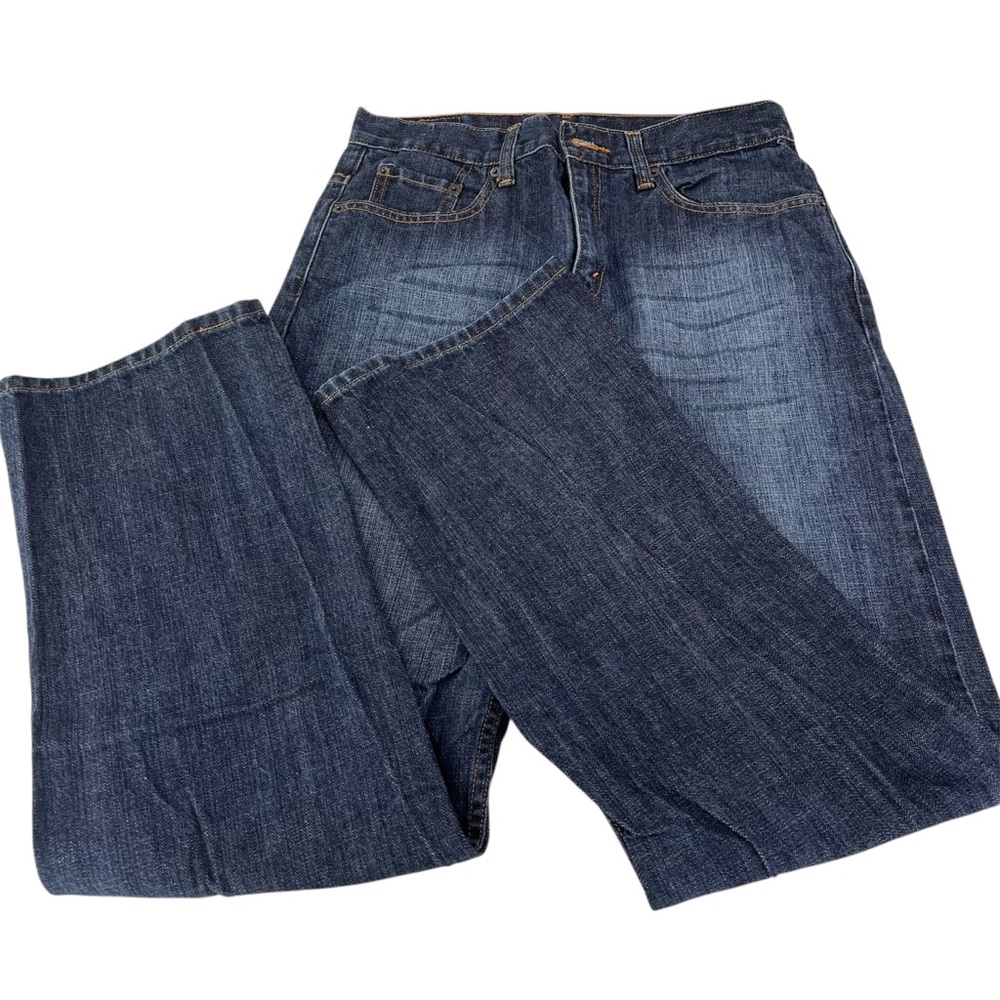 Levi 577 blue jeans size 8 long. Red tag.